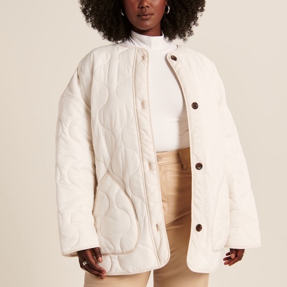 Abercrombie quilted liner jacket Clearance
